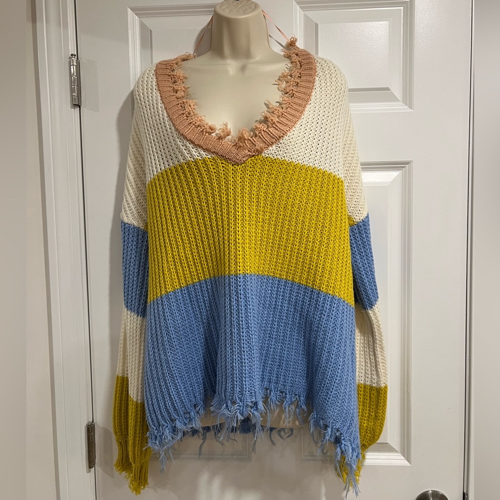 Oversized Chunky-Knit Sweater